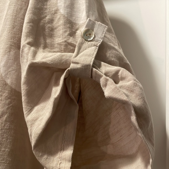 NWT super cute linen tunic dress cottage core - Picture 2 of 6